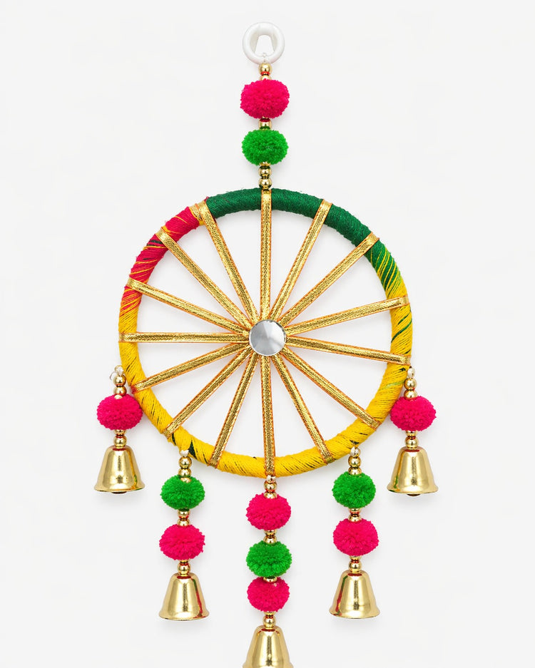 BLUE CRAFT Multicolor Chakri Decorative Wall Hanging